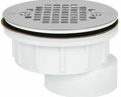Cheap 🌟 Sioux Chief 2 in. Push On Plastic White Shower Drain 🛒