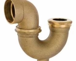 Outlet 🤩 Sioux Chief 1-1/2 x 2 in. Cast Brass P-Trap in Rough Brass ❤️