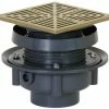 Deals 🌟 Sioux Chief 2 in. Hub PVC Floor Drain Assembly with 6-1/2 in. Square Nickel Bronze Grate and Ring and Strainer 🛒 -Cheap Sioux Chief Store Query 479