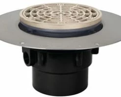 Best deal 😉 Sioux Chief Halo™ 3 x 4 in. Hub Plastic Nickel Bronze Floor Drain 🛒