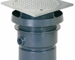 Promo 💯 Sioux Chief 4 in. Hub PVC Cleanout Assembly with 6-5/8 in. Square Stainless Steel Cover 😀