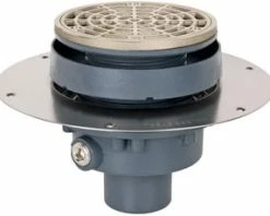 New 🎁 Sioux Chief Halo™ 2 in. No-Hub Adjustable Floor Drain with Deck Flange 👏