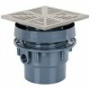 Wholesale ✔️ Sioux Chief FinishLine™ 3 x 4 in. Hub PVC Floor Drain Assembly with 5-7/8 in. Square 304 Stainless Steel Grate and Ring and Strainer ⌛ -Cheap Sioux Chief Store Query 606