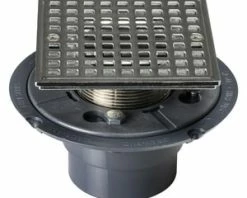 Outlet 🎁 Sioux Chief 2 in. Inside Caulk Plastic Chrome Shower Drain ⭐