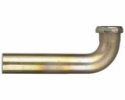 Best Pirce ❤️ Sioux Chief 1-1/2 x 8 in. 22 ga Slip-Joint Waste Bend Tube in Rough Brass 🛒