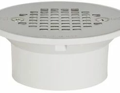 Discount 🌟 Sioux Chief 840 Series 2 - 3 in. Hub Plastic White Floor Drain 🛒