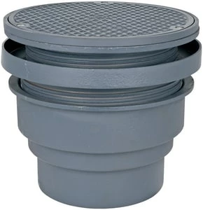 New ✔️ Sioux Chief FinishLine™ 834 Series 6 in. No Hub Ductile Iron Cleanout Assembly with 9 in. Round Ring and Cover 😀 3 New ✔️ Sioux Chief FinishLine™ 834 Series 6 in. No Hub Ductile Iron Cleanout Assembly with 9 in. Round Ring and Cover 😀