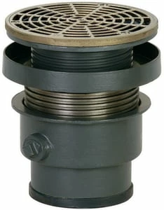Cheapest 💯 Sioux Chief 3 in. Push Joint Ductile Iron Floor Drain Assembly with 6-1/2 in. Round Nickel Bronze Grate 🧨 3 Cheapest 💯 Sioux Chief 3 in. Push Joint Ductile Iron Floor Drain Assembly with 6-1/2 in. Round Nickel Bronze Grate 🧨