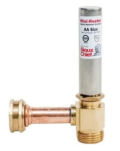 Discount 🔥 Sioux Chief Mini-Rester™ 3/4 in. Stainless Steel and Plastic FHT x MHT Water 🔨 Hammer Arrestor 👏 3 Discount 🔥 Sioux Chief Mini-Rester™ 3/4 in. Stainless Steel and Plastic FHT x MHT Water 🔨 Hammer Arrestor 👏