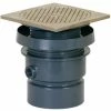 Cheapest 🛒 Sioux Chief FinishLine™ 834 Series 4 in. Hub PVC Cleanout Assembly with 6-5/8 in. Square Nickel Bronze Ring and Strainer 😉 -Cheap Sioux Chief Store Query 761