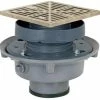 Budget ✨ Sioux Chief FinishLine™ 833 Series 3 in. Push Joint Cast Iron Floor Drain Assembly with 5-7/8 in. Square Nickel Bronze Grate and Ring and Strainer 🎁 -Cheap Sioux Chief Store Query 810