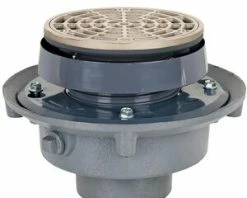 Top 10 ⭐ Sioux Chief FinishLine™ 833 Series 3 in. No Hub Cast Iron Floor Drain Assembly with 5-1/2 in. Round Nickel Bronze Grate and Ring and Strainer ❤️