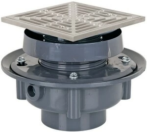 Best deal 👍 Sioux Chief FinishLine™ 833 Series 2 in. Hub PVC Floor Drain Assembly with 6-1/2 in. Square 304 Stainless Steel Grate and Ring and Strainer ⌛ 3 Best deal 👍 Sioux Chief FinishLine™ 833 Series 2 in. Hub PVC Floor Drain Assembly with 6-1/2 in. Square 304 Stainless Steel Grate and Ring and Strainer ⌛
