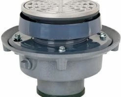 Cheapest ✔️ Sioux Chief FinishLine™ 833 Series 2 in. Push Joint Cast Iron Floor Drain Assembly with 5-1/2 in. Round 304 Stainless Steel Grate and Ring and Strainer ✔️