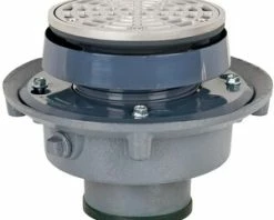 Wholesale 🔥 Sioux Chief FinishLine™ 833 Series 3 in. Push Joint Cast Iron Floor Drain Assembly with 5-1/2 in. Round 304 Stainless Steel Grate and Ring and Strainer ❤️
