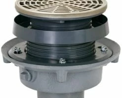 New 👍 Sioux Chief FinishLine™ 2 in. No Hub Cast Iron Nickel Bronze Floor Drain 🔔