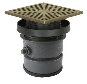 Promo ✔️ Sioux Chief FinishLine™ 832 Series 4 in. Push Joint Ductile Iron Floor Drain Assembly with 7 in. Square Nickel Bronze Grate and Ring and Strainer 💯 3 Promo ✔️ Sioux Chief FinishLine™ 832 Series 4 in. Push Joint Ductile Iron Floor Drain Assembly with 7 in. Square Nickel Bronze Grate and Ring and Strainer 💯