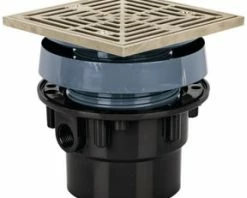 Cheapest ⭐ Sioux Chief FinishLine™ 832 Series 3 x 4 in. Hub ABS Floor Drain Assembly with Square Nickel Bronze Grate 😍
