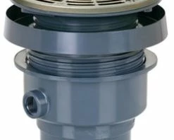 Buy 🤩 Sioux Chief 3 x 4 in. Hub PVC Floor Drain Assembly with 6-1/2 in. Round Nickel Bronze Grate ⌛