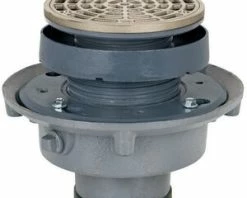 Brand new 💯 Sioux Chief FinishLine™ 3 in. Push Joint Adjustable Flashing Drain with Nickel Bronze Ring and Strainer and 5-1/2 in. Top 🎁