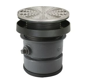 Promo 👍 Sioux Chief FinishLine™ 832 Series 4 in. Push Joint Ductile Iron Floor Drain Assembly with 6-1/2 in. Round 304 Stainless Steel Grate 👍 3 Promo 👍 Sioux Chief FinishLine™ 832 Series 4 in. Push Joint Ductile Iron Floor Drain Assembly with 6-1/2 in. Round 304 Stainless Steel Grate 👍
