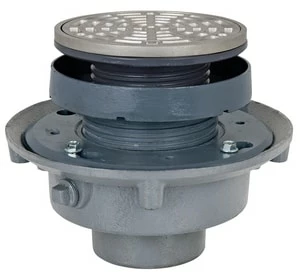 Best Sale 🔥 Sioux Chief FinishLine™ 834 Series 3 in. No Hub Cast Iron Floor Drain Assembly with 5-1/2 in. Round 304 Stainless Steel Grate and Ring and Strainer ⭐ 3 Best Sale 🔥 Sioux Chief FinishLine™ 834 Series 3 in. No Hub Cast Iron Floor Drain Assembly with 5-1/2 in. Round 304 Stainless Steel Grate and Ring and Strainer ⭐