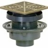 Best Sale ✔️ Sioux Chief 4 in. No Hub Cast Iron Floor Drain Assembly with Square Nickel Bronze Grate 🎁 -Cheap Sioux Chief Store Query 930