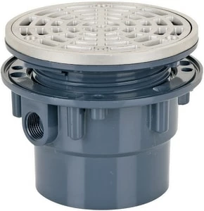 Brand new ❤️ Sioux Chief On-Grade 3 x 4 in. Hub Plastic Stainless Steel Floor Drain 👍 3 Brand new ❤️ Sioux Chief On-Grade 3 x 4 in. Hub Plastic Stainless Steel Floor Drain 👍