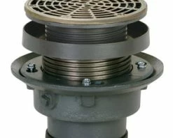 New ✨ Sioux Chief FinishLine™ 3 in. Push Joint Cast Iron Nickel Bronze Floor Drain 🥰