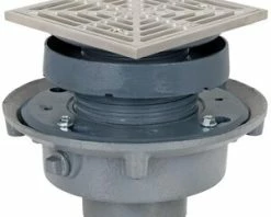 Best reviews of ⌛ Sioux Chief FinishLine™ 833 Series 2 in. No Hub Cast Iron Floor Drain Assembly with Square 304 Stainless Steel Grate and Ring and Strainer 🌟